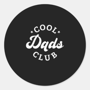 Officiële lid Cool Dad Club Daddy Vader Ronde Sticker