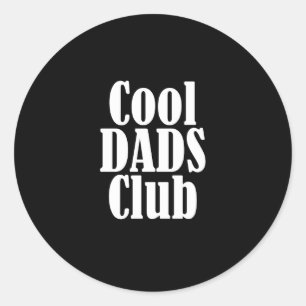 Officiële lid Cool Dads Club Funny Pocket Father Ronde Sticker