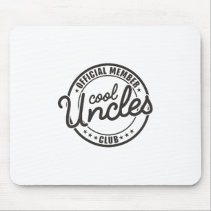 Officiële lid Cool Uncles Club Grappige Oom Vader Muismat