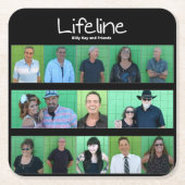 Officiële Lifeline Drank Coasters Kartonnen Onderzetters (Voorkant)