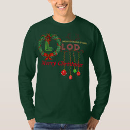 OFFICIËLE LLOD CHRISTMAS LONGSLEEVE GREEN T-SHIRT