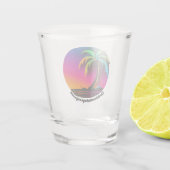 Officiële Logo CaribbeanHockeyLeague.com Shot Glas (Achterkant)