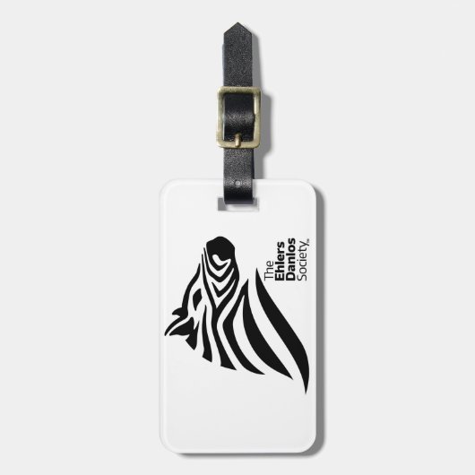 Officiële Logo Ehlers-Danlos Society Bagagelabel (Voorkant verticaal)