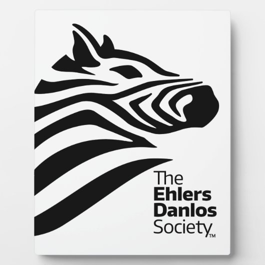 Officiële Logo Ehlers-Danlos Society Fotoplaat (Voorkant)