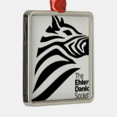 Officiële Logo Ehlers-Danlos Society Metalen Ornament (Rechts)