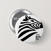 Officiële Logo Ehlers-Danlos Society Ronde Button 5,7 Cm (Voorkant /achterkant)