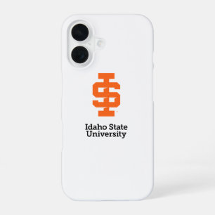 Officiële logo-ontwerp van Idaho State University iPhone 16 Hoesje