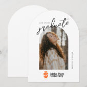 Officiële logo-ontwerp van Idaho State University Kaart (Voorkant / Achterkant)