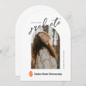 Officiële logo-ontwerp van Idaho State University Kaart (Voorkant / Achterkant)