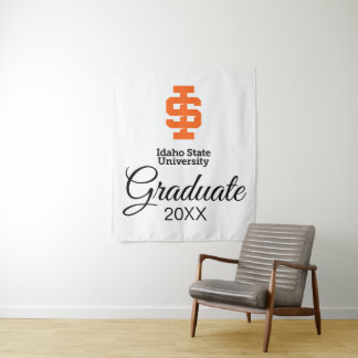 Officiële logo-ontwerp van Idaho State University Wandkleed