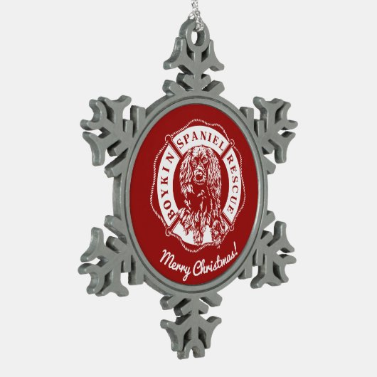 Officiële Logo Pewter Ornament - Red (Links)