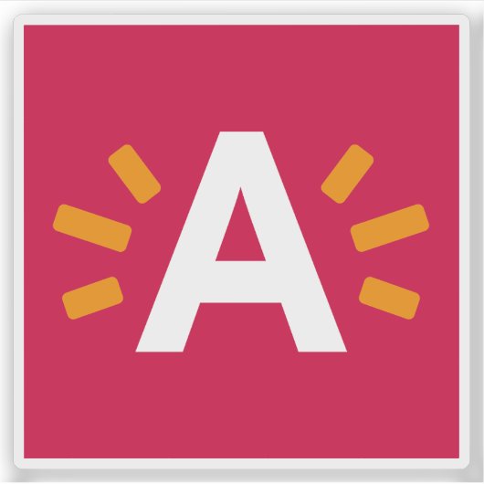 Officiële logo van Antwerpen, België Sticker (Voorkant)