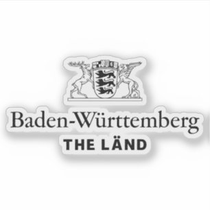 Officiële logo van Baden-Württemberg, Duitsland Sticker