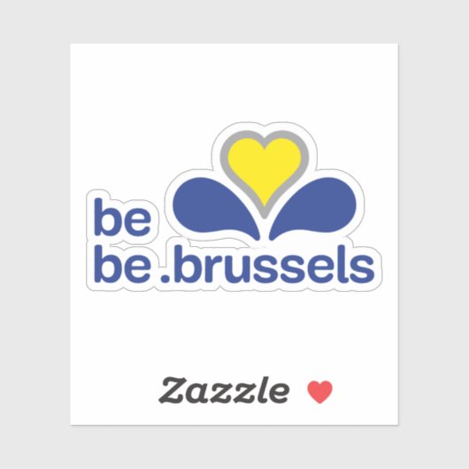 Officiële logo van Brussel Hoofdstedelijk Gewest,  Sticker (Vel)