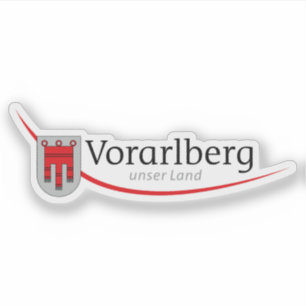 Officiële logo van de deelstaat Vorarlberg, Oosten Sticker