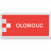 Officiële logo van Olomouc, Tsjechië Sticker (Voorkant)
