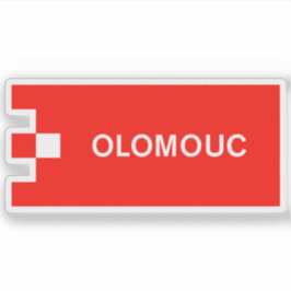 Officiële logo van Olomouc, Tsjechië Sticker