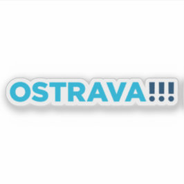 Officiële logo van Ostrava, Tsjechië Sticker