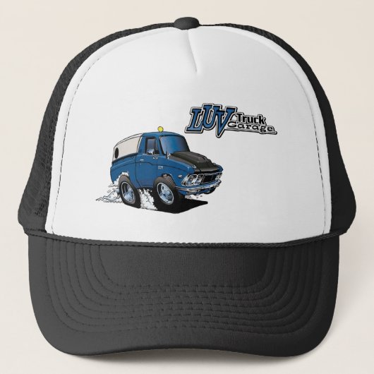 Officiële Luv Truck Garage Trucker Hat Trucker Pet (Voorkant)