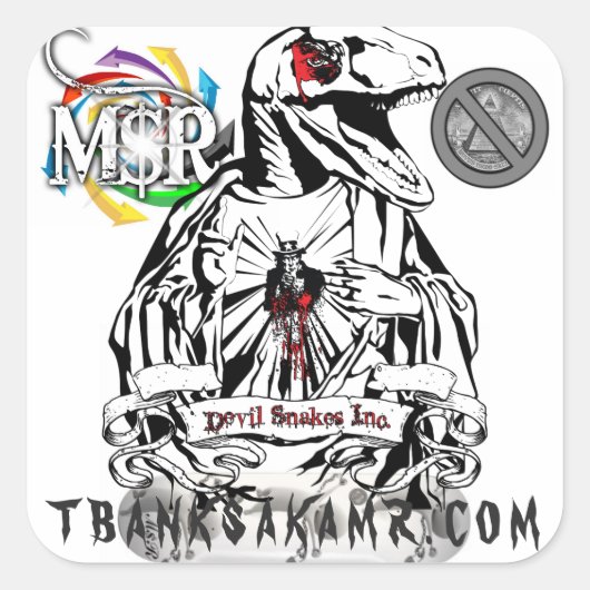 Officiële "M$R Street Team" Sticker Pack (Voorkant)