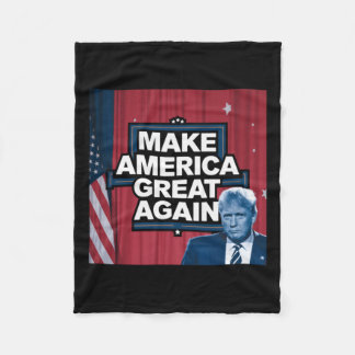 Officiële Make America Great Again Merch Fleece Deken