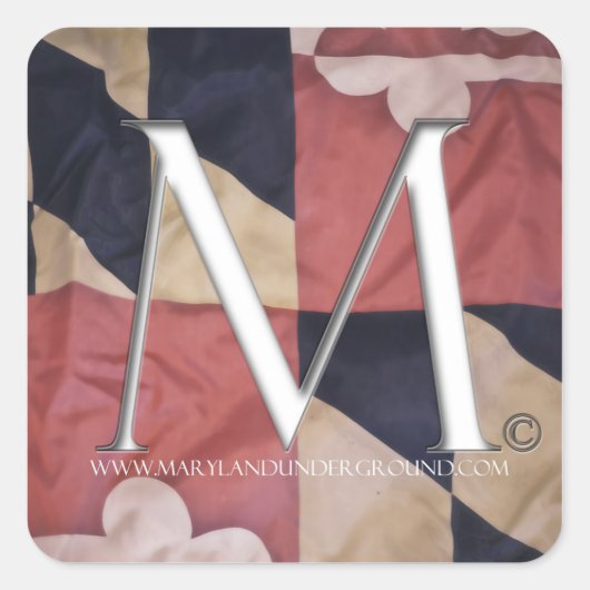 Officiële maryland Underground Sticker (Voorkant)