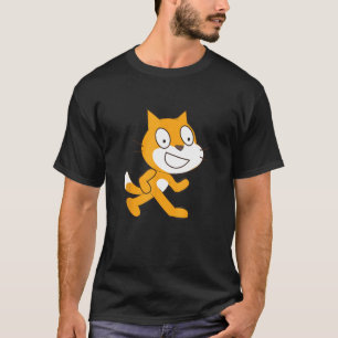 Officiële mascotte kat van de programmeertaal Scra T-shirt