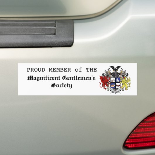 Officiële MGS-sticker Bumpersticker (Op auto)
