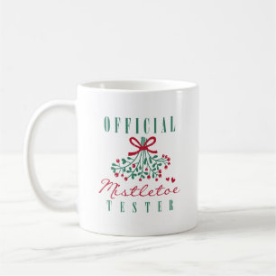 Officiële mistletoe-test koffiemok