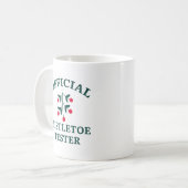 Officiële mistletoe-test koffiemok (Voorkant links)