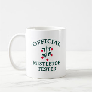 Officiële mistletoe-test koffiemok