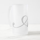 Officiële Mok "A" (zwart)...! (Voorkant links)