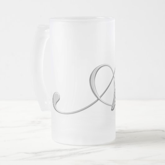 Officiële Mok "A" (zwart)...! (Voorkant links)