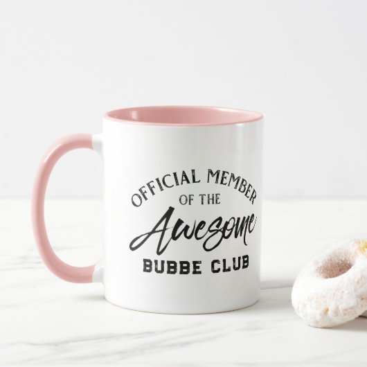 Officiële Mok Bubbe Club (Met donut)