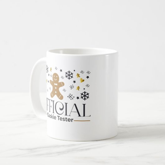 Officiële Mok Cookie Tester (Voorkant links)