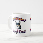 Officiële mok Corgi Dad Mist (Voorkant links)