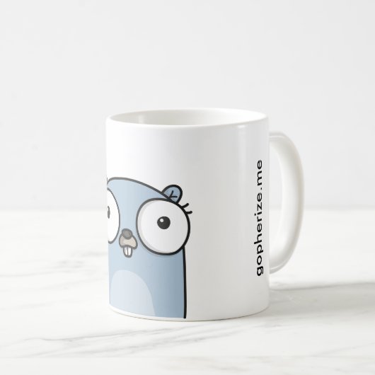 Officiële Mok Gopherize.me (Voorkant rechts)