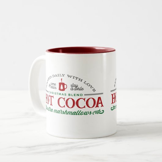 Officiële mok Noordpoolcacao (Voorkant links)