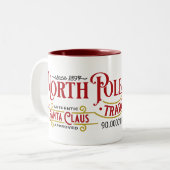 Officiële mok van de North Pole Trading Company (Voorkant links)