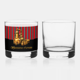 Officiële Moonshine Express Whiskey Glazen! Whisky Glas