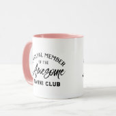 Officiële Nanni Club Beker Mok (Voorkant links)