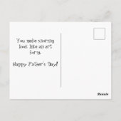 Officiële NAP Champ Vaderdag Briefkaart (Achterkant)