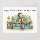 Officiële NAP Champ Vaderdag Briefkaart (Voorkant)