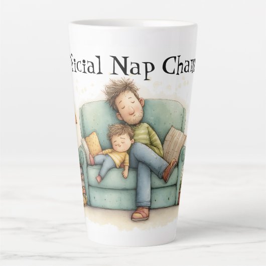 Officiële NAP Champ Vaderdag Latte Mok (Voorkant)