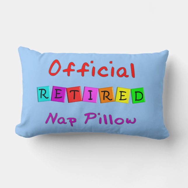 "Officiële Nap Pillow" in ruste Kussen (Voorkant)