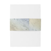 Officiële #Nautical Blue & Gold Waterverf bruiloft Uitnodigingen Wikkel (Achterkant Voorbeeld)