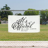 Officiële net getrouwde auto banner (Insitu)