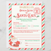 Officiële noord-poolbrief aan de Kerstman (Voorkant)