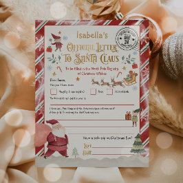 Officiële noord-poolbrief aan de Kerstman