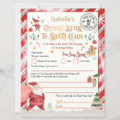 Officiële noord-poolbrief aan de Kerstman (Voorkant)